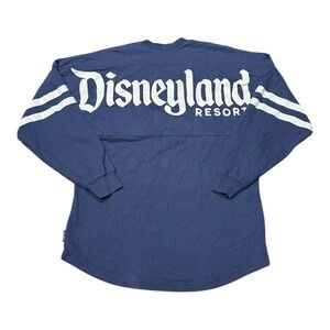 Disney Long Sleeve Tee Navy Blue with White Logo
